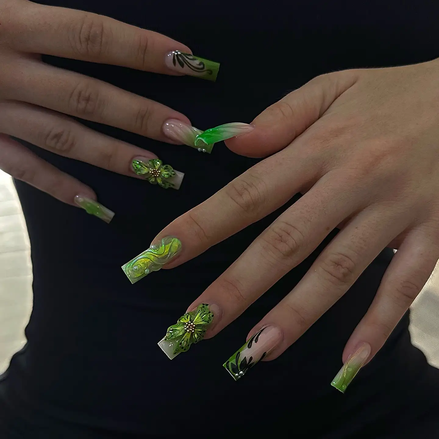 kiểu nail độc đáo phù hợp cho da tay ngăm