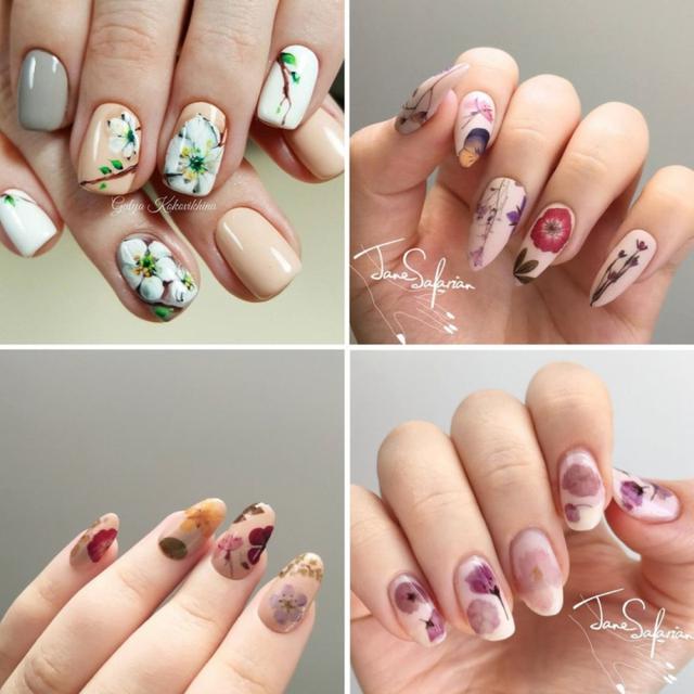 Mẫu Nail Đẹp: Mẫu nail hoa đơn giản, xu hướng nail 2021, Hướng dẫn vẽ nail hoa lên móng tay cực đơn giản