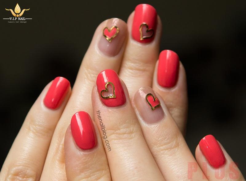 12 mẫu nail màu đỏ hồng tuyệt đẹp - baogiadinh.vn