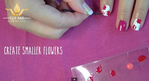 dạy vẽ nail floral - baogiadinh.vn