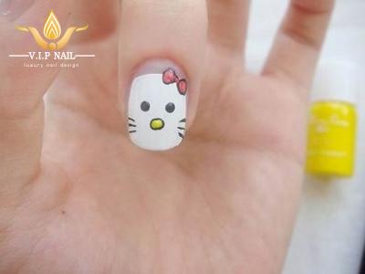 Dạy vẽ nail mèo Kitty - baogiadinh.vn