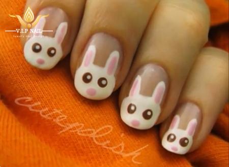 học vẽ nail thỏ ngộ nghĩnh đáng yêu; - baogiadinh.vn