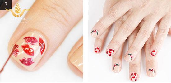 Học vẽ nail tầm gửi mang may mắn cho Valentine; - baogiadinh.vn