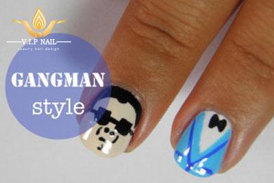 Mẫu nail đẹp đậm chất Gangnam Style