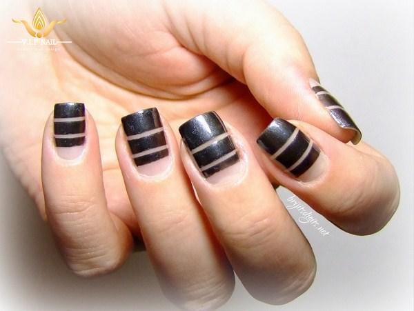 Giới trẻ phát sốt với mẫu móng Negative Space thời thượng; - baogiadinh.vn