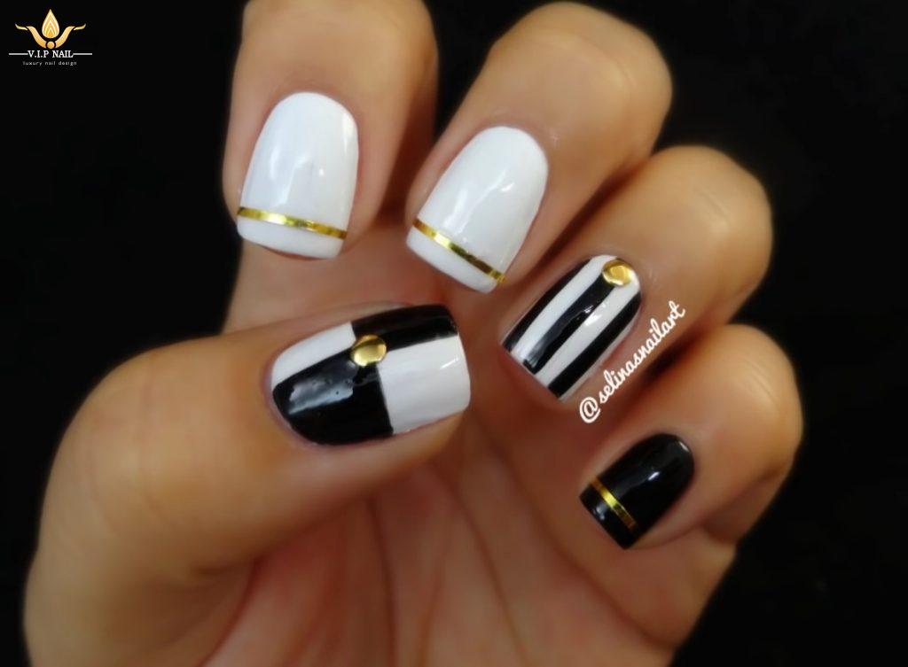 Video vẽ nail đen trắng - baogiadinh.vn