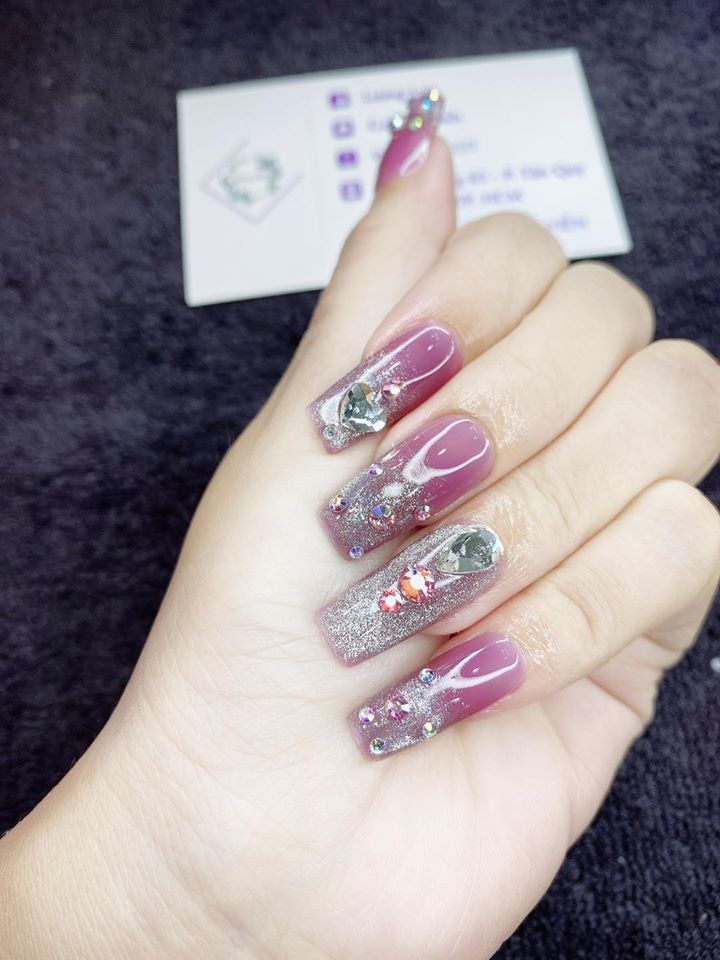 Tím thời thượng - Galaxy Nails