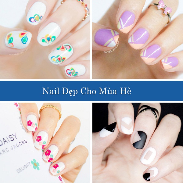 10 Thiết Kế Nail Đẹp Cho Mùa Hè 2021