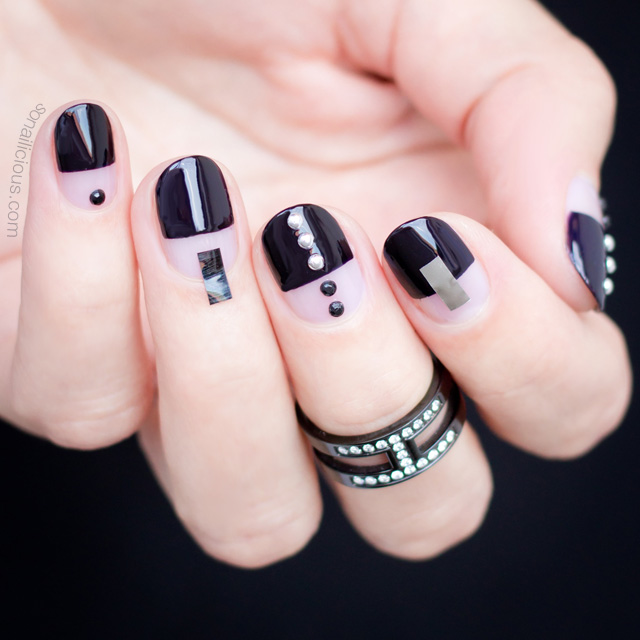 black-nail-design-black-nails-2 - lamnails.Net