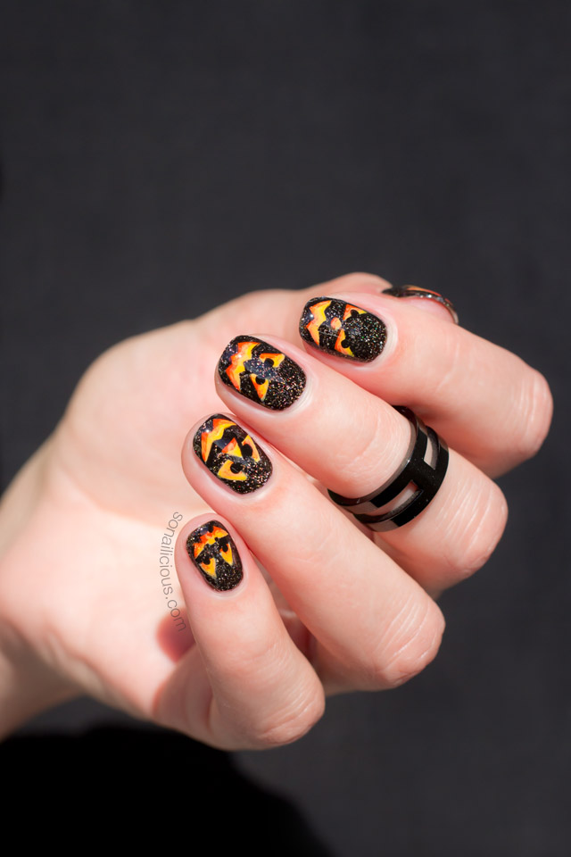 pumpkin-nail-art-halloween-nail-art - lamnails.Net
