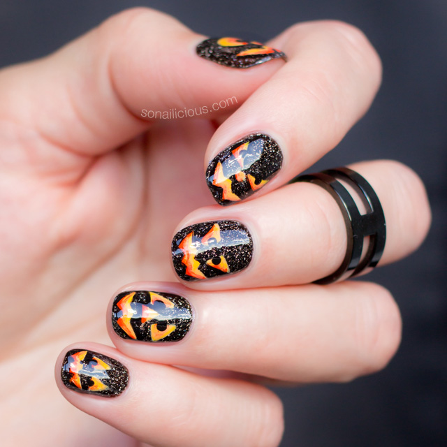 pumpkin-nail-art-halloween-nails - lamnails.Net