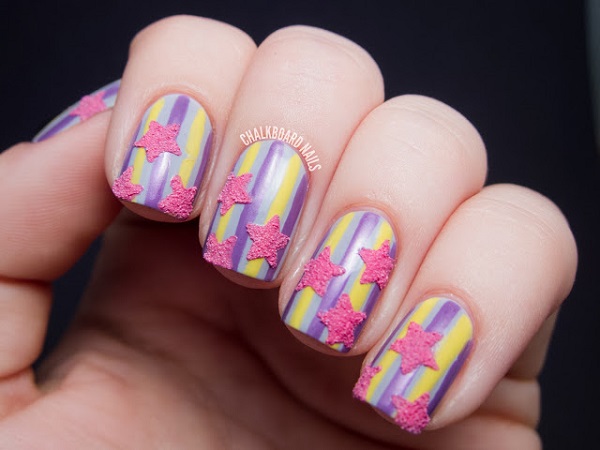 sallyhansen-textured-star-tutorial-2 - lamnails.Net