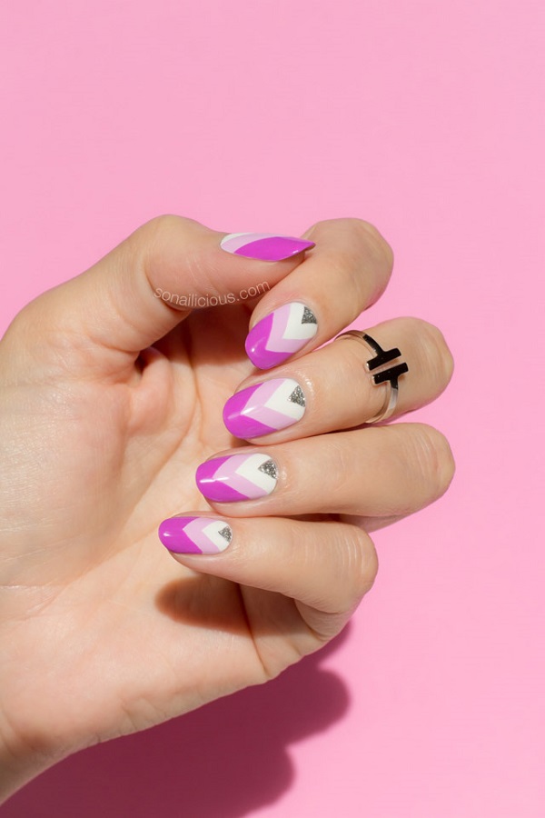 purple-nails-pink-nails - lamnails.Net
