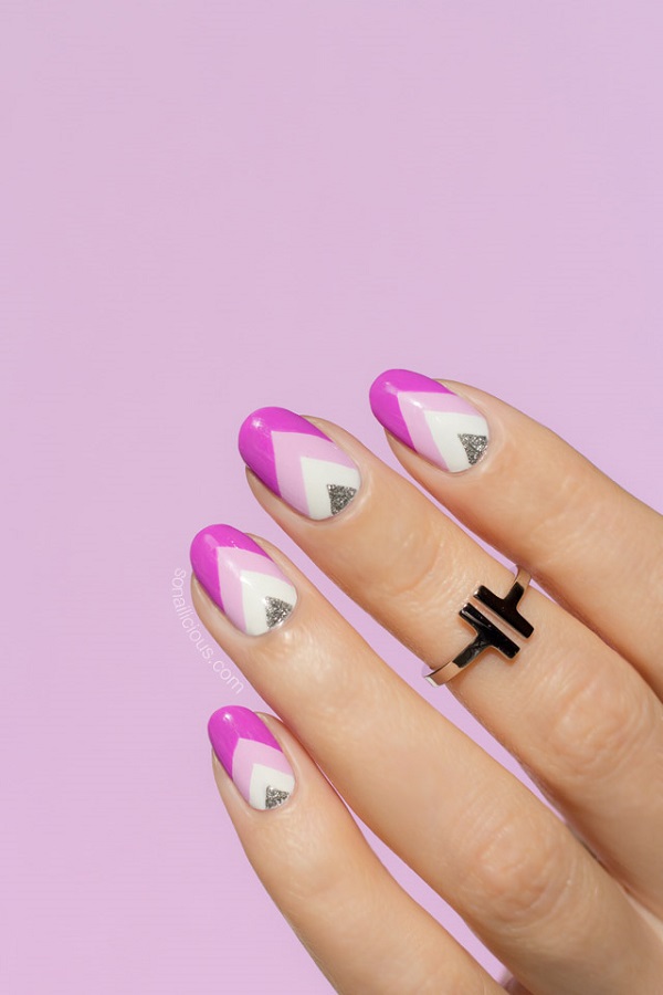 purple-nails-purple-nail-art - lamnails.Net