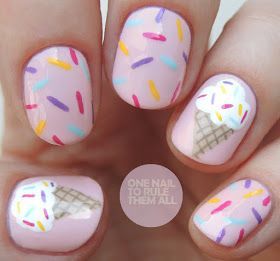 One Nail To Rule Them All: Ice Cream Nails