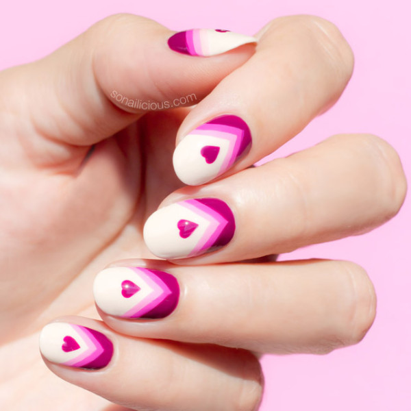 Edgy-Valentines-Day-Nails-1 - lamnails.Net