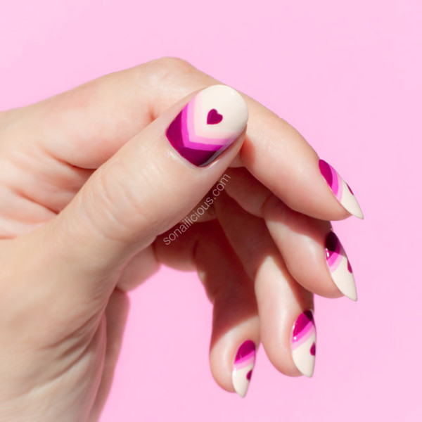 Edgy-Valentines-Day-Nails-2 - lamnails.Net