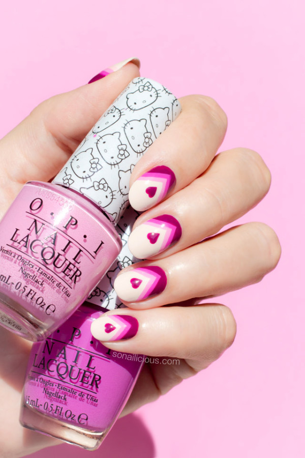opi-hello-kitty-Valentines-Day-Nails - lamnails.Net