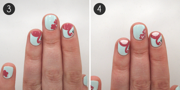 flamingo-and-floral-nail-art-perfect-poolside-mani_251759 - lamnails.Net