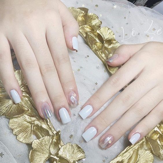 Mẫu nail đơn giản dễ thương