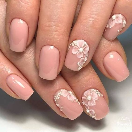 Mẫu nail đơn giản dễ thương 5