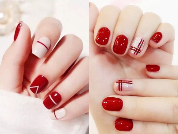 Mẫu nail đơn giản thanh lịch