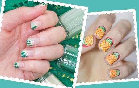 mẫu nail đi biển hè 2021