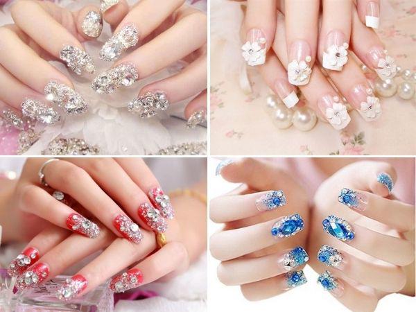  Mẫu nail tay xu hương 2021 cho những cô dâu xinh đẹp