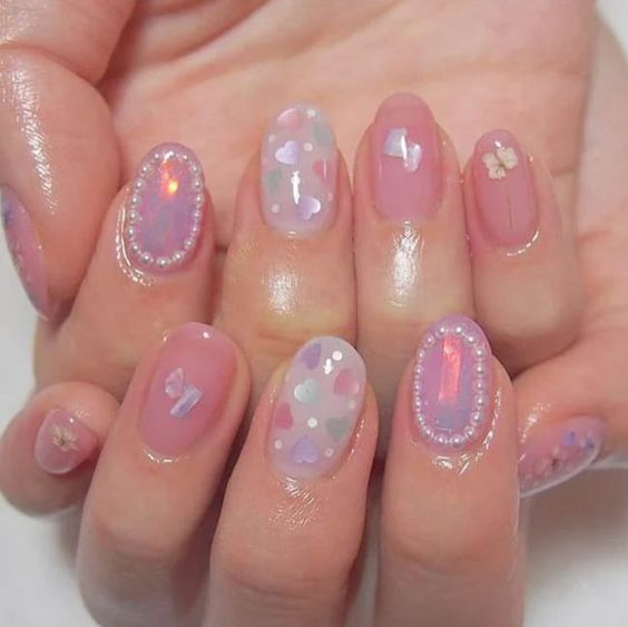 Mẫu nail phong cách Nhật Bản thời thượng 