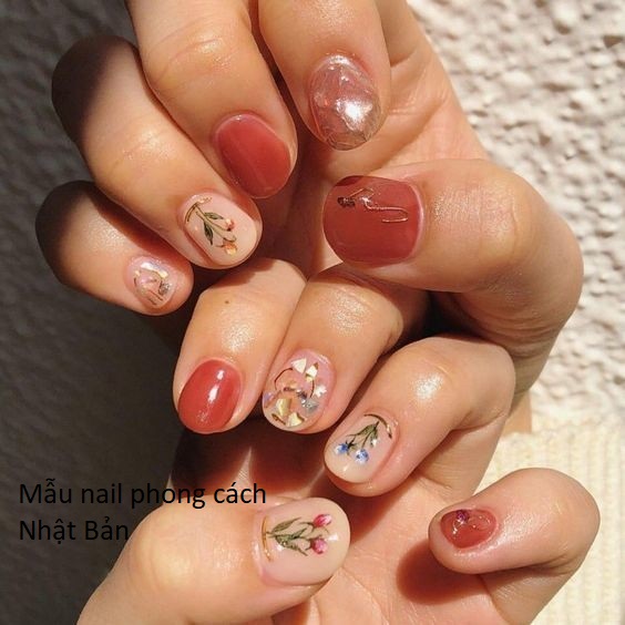 Tuyển tập các mẫu nail đơn giản dễ thương theo phong cách Nhật Bản