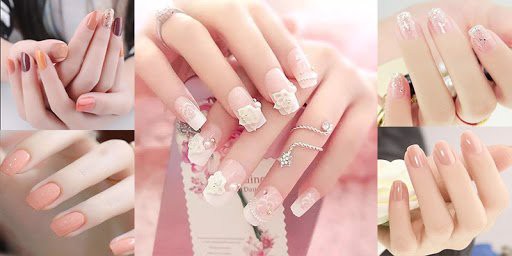 Mẫu nail xinh nhẹ nhàng 