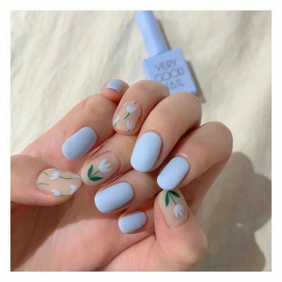mẫu nail móng ngắn đơn giản