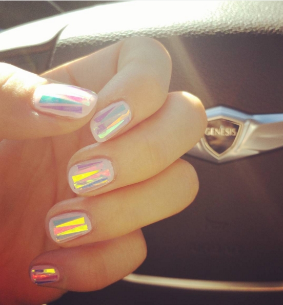 Mẫu nail thủy tinh đẹp
