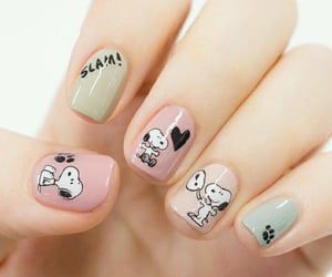 Mẫu nail chú chó hoạt hình vui nhộn 