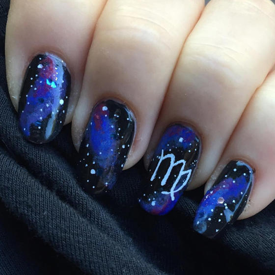 10 mẫu nail cung hoàng đạo lộng lẫy
