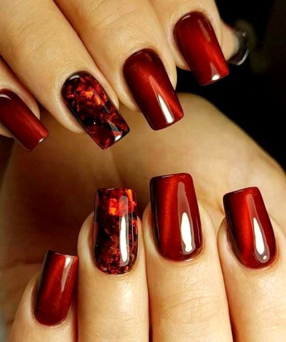 Mẫu nail mắt mèo cá tính 