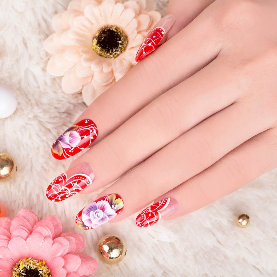 mẫu nail Nhật Bản 3D ấn tượng