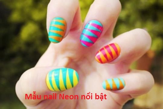 Tuyển tập mẫu nail Neon nổi bật mang phong cách mới lạ