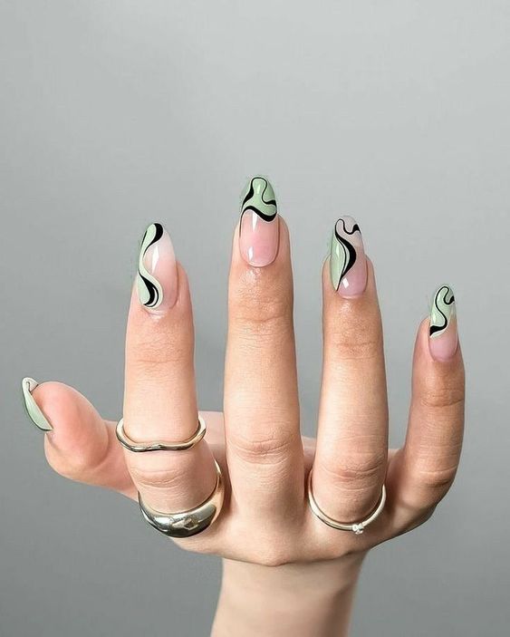 mẫu nail chanh sả tháng 11 nghệ thuật hấp dẫn