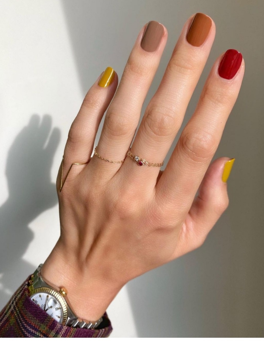 mẫu nail ấn tượng phá cách cho mùa thu đông 
