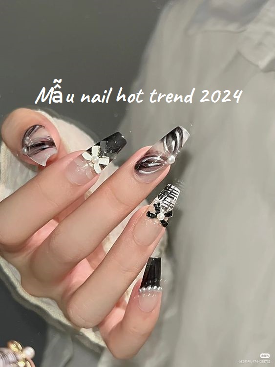 mẫu nail hot trend 2024 hình 2