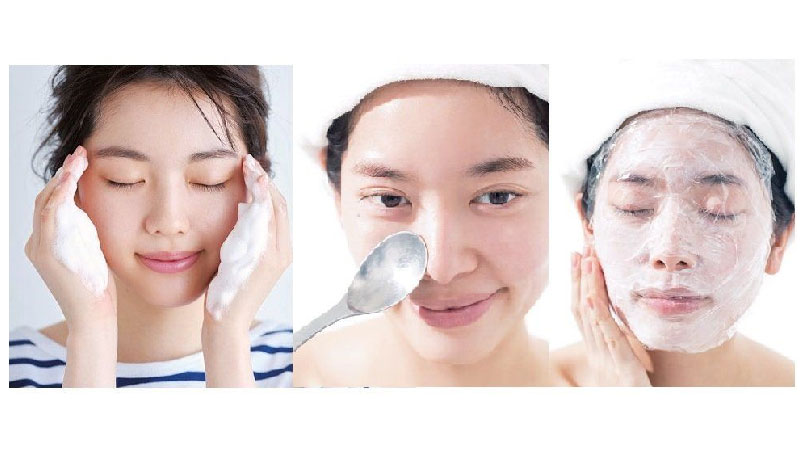 Chăm sóc da mặt đúng cách tại nhà giúp da sạch mụn mịn màng