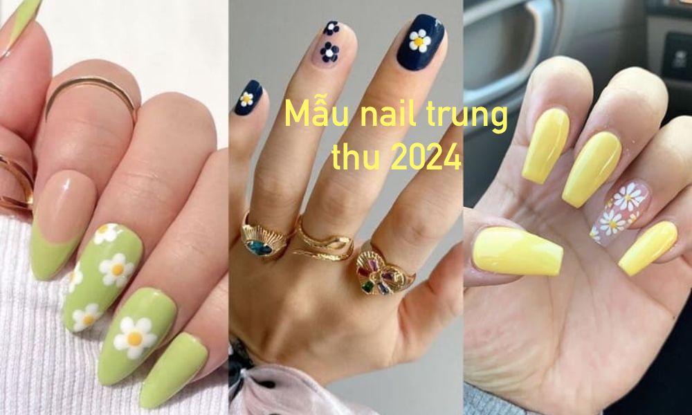 Giới thiệu mẫu nail trung thu 2024 làm cho nàng thêm xinh