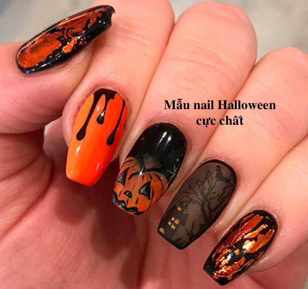 Tips mẫu nail Halloween cực chất cho các bạn gái