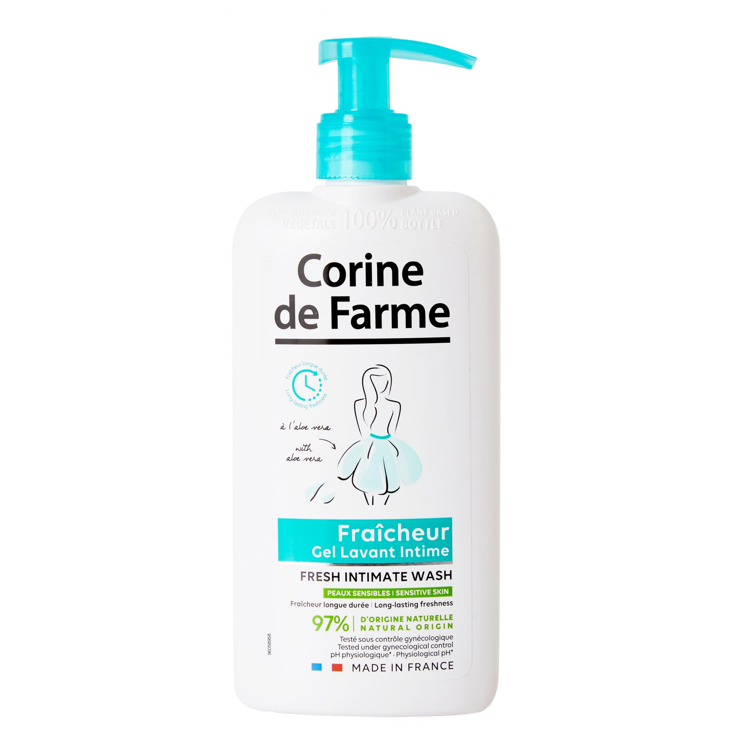 Vệ sinh phụ nữ với sản phẩm CORINE DE FARME gel làm sạch và khử mùi