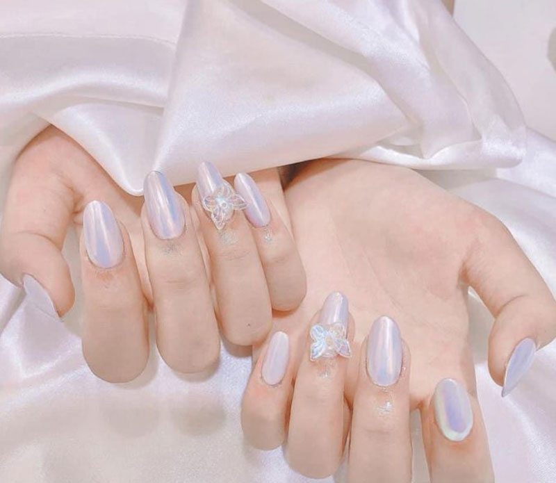 Mẫu nail tôn da xinh xắn 