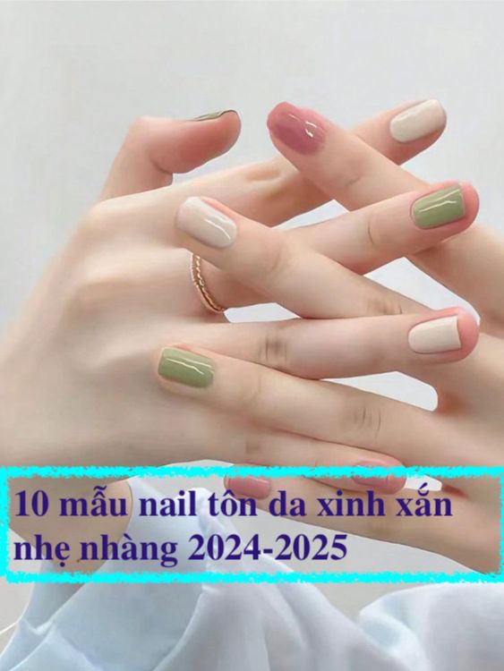 10 mẫu nail tôn da xinh xắn nhẹ nhàng bạn nên thử trong năm 2024-2025