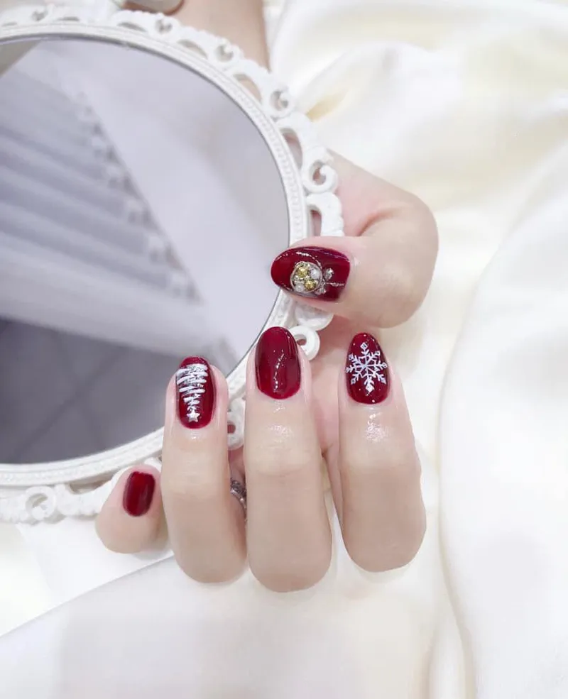 Nail đỏ cho người mệnh Hỏa