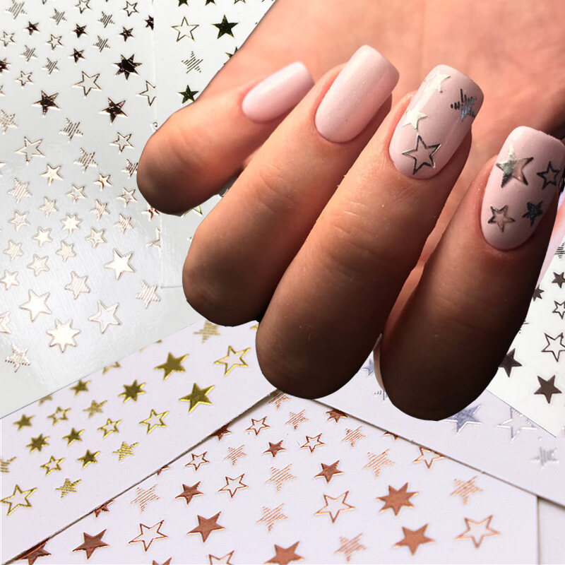 Tuyển tập cách trang trính móng tay với hình dán theo xu hướng nail mới 2025