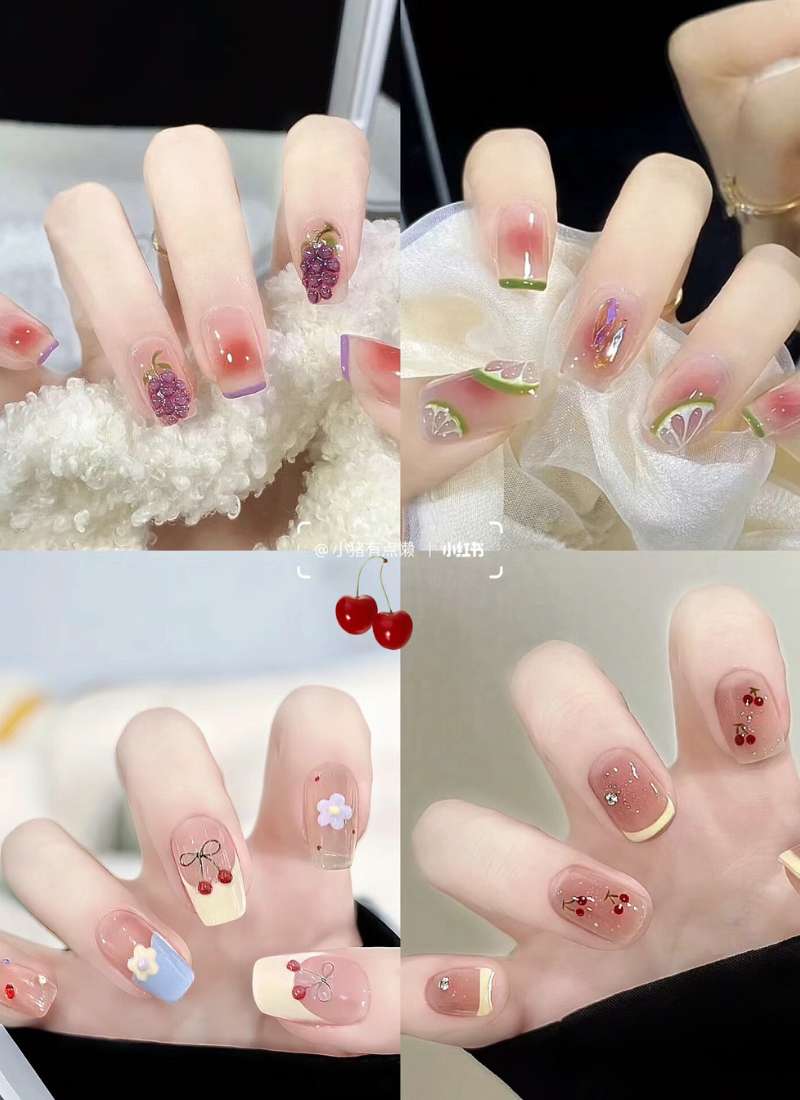 Những mẫu nail trái cây mùa hè đang được các chị em mê mẩn